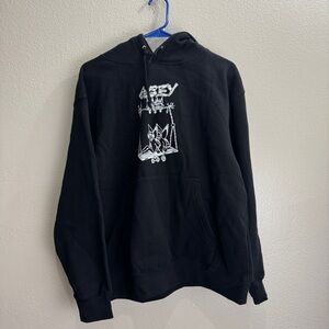 Obey Vintage Fairy Hoodie Jacket Size Large